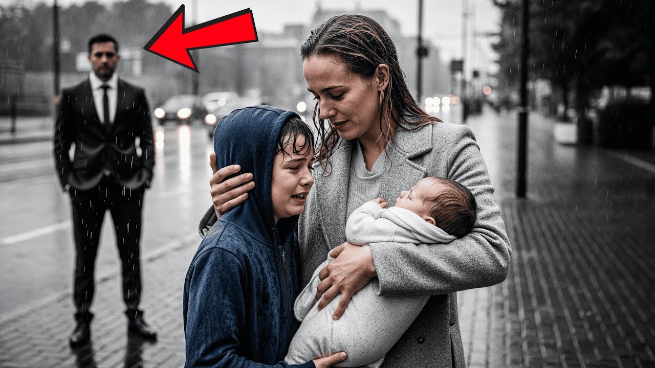 Madre Umile Consola un Bambino in Lacrime… Senza Sapere che il Padre Milionario la Stava Osservando…