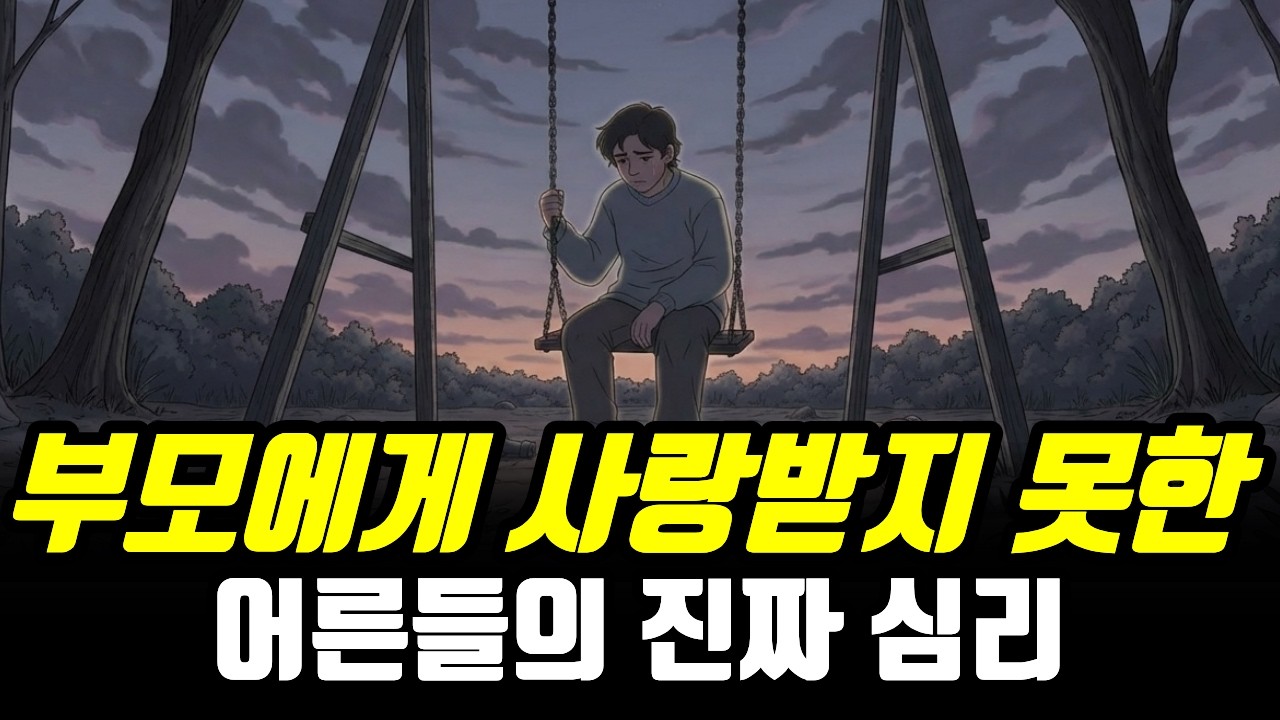 부모에게 사랑받지 못하고 자란 어른이들의 특징