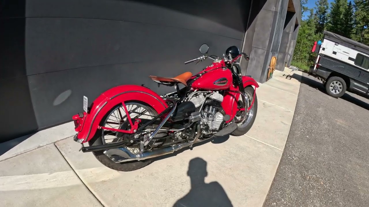 1941 Harley WL Cold Start Video