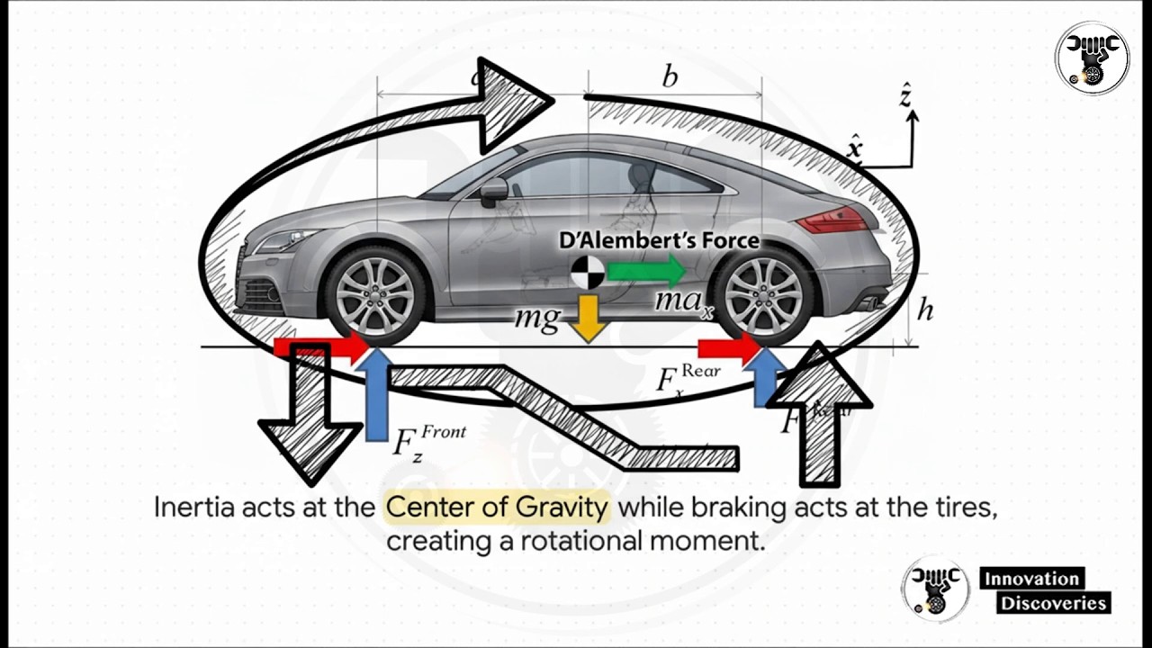 ➤ Weight Transfer During Braking