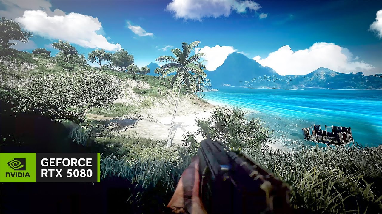 Far Cry 3 Real Life Graphics Mod Ray Tracing Definition of Insanity - 8K Gameplay