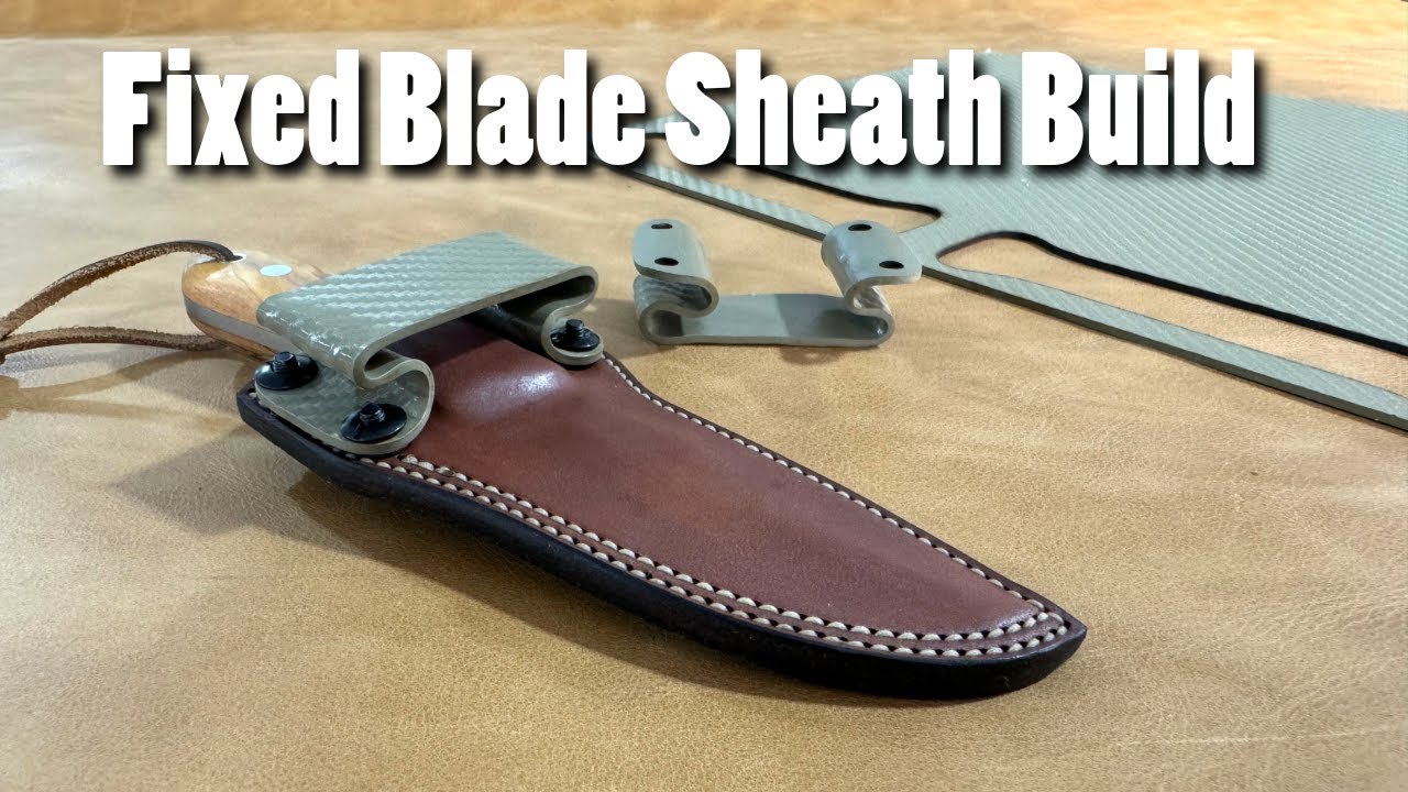 Is This the Best Leather Tool? \\ Using the Creality Falcon 2 Pro to Build a Knife Sheath