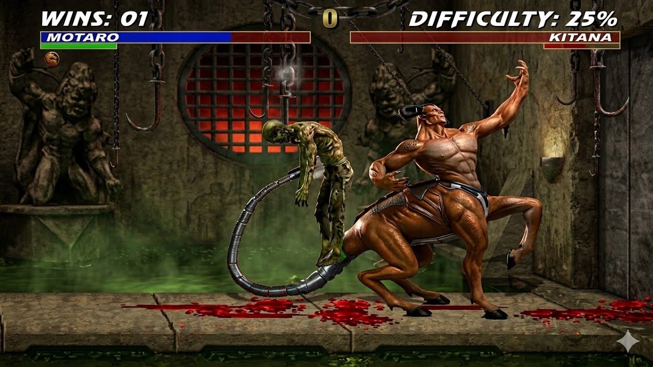 Mortal Kombat Trilogy (MK Komplete Edition) Motaro Playthrough
