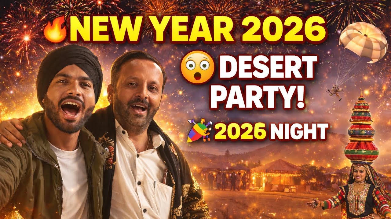 New Year 2026 Celebration at Sam Sand Dunes, Jaisalmer😱