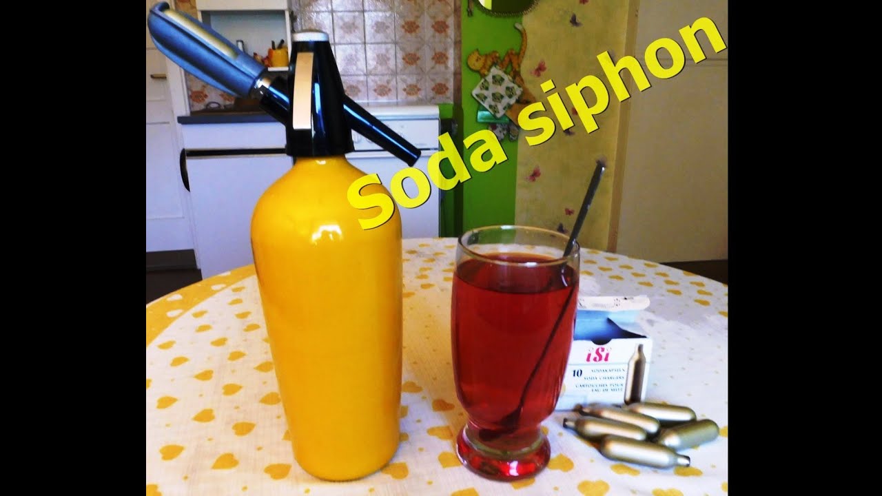 Soda siphon. Siphonflasche