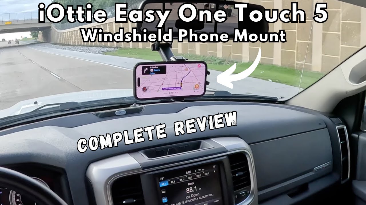 iOttie Easy One Touch 5 Dash & Windshield Phone Mount Full Review