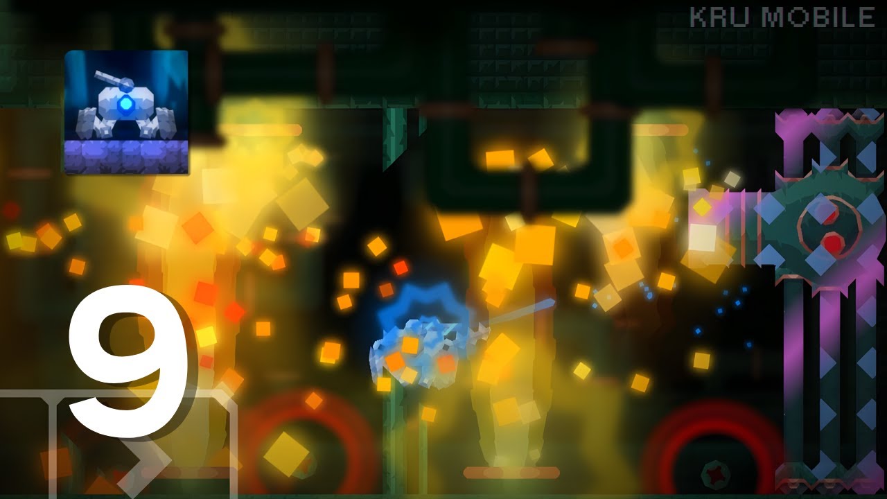 Corebound Gameplay Walkthrough Part 9 - Desolate Drains Frozen *5 (Android, IOS)