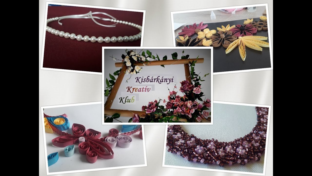 Szakkör és kiállítás gyöngyfűzés és quilling 2023