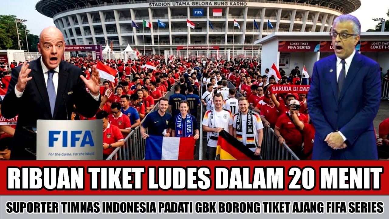 REKOR DUNIA TERPECAHKAN~FIFA DAN AFC SAMPAI TAK PERCAYA TIKET FIFA SERIES LUDES DALAM 20 MENIT