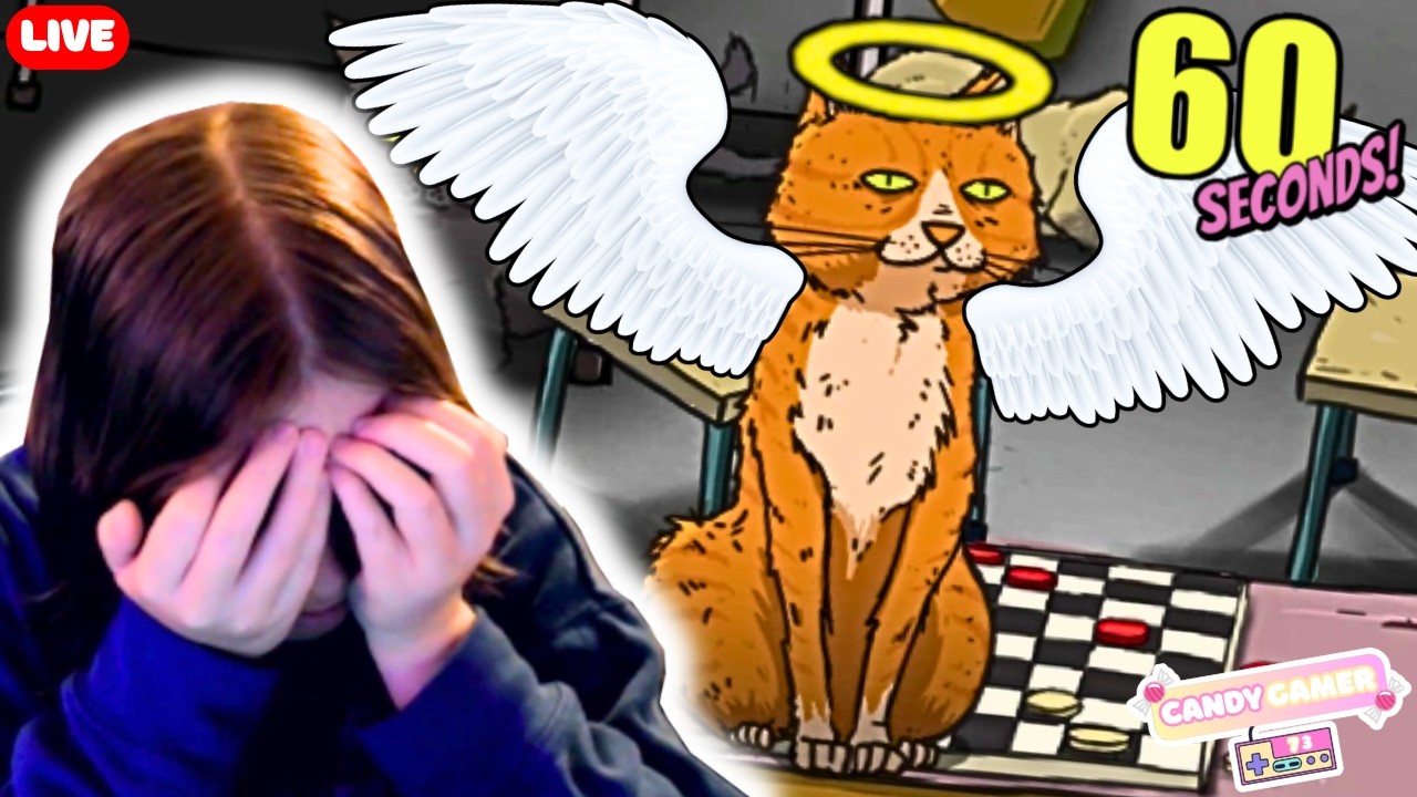 ☠️Let's survive an apocalypse in 60 Seconds! and find my Baby Garfield LIVE!🐈 Come join me!
