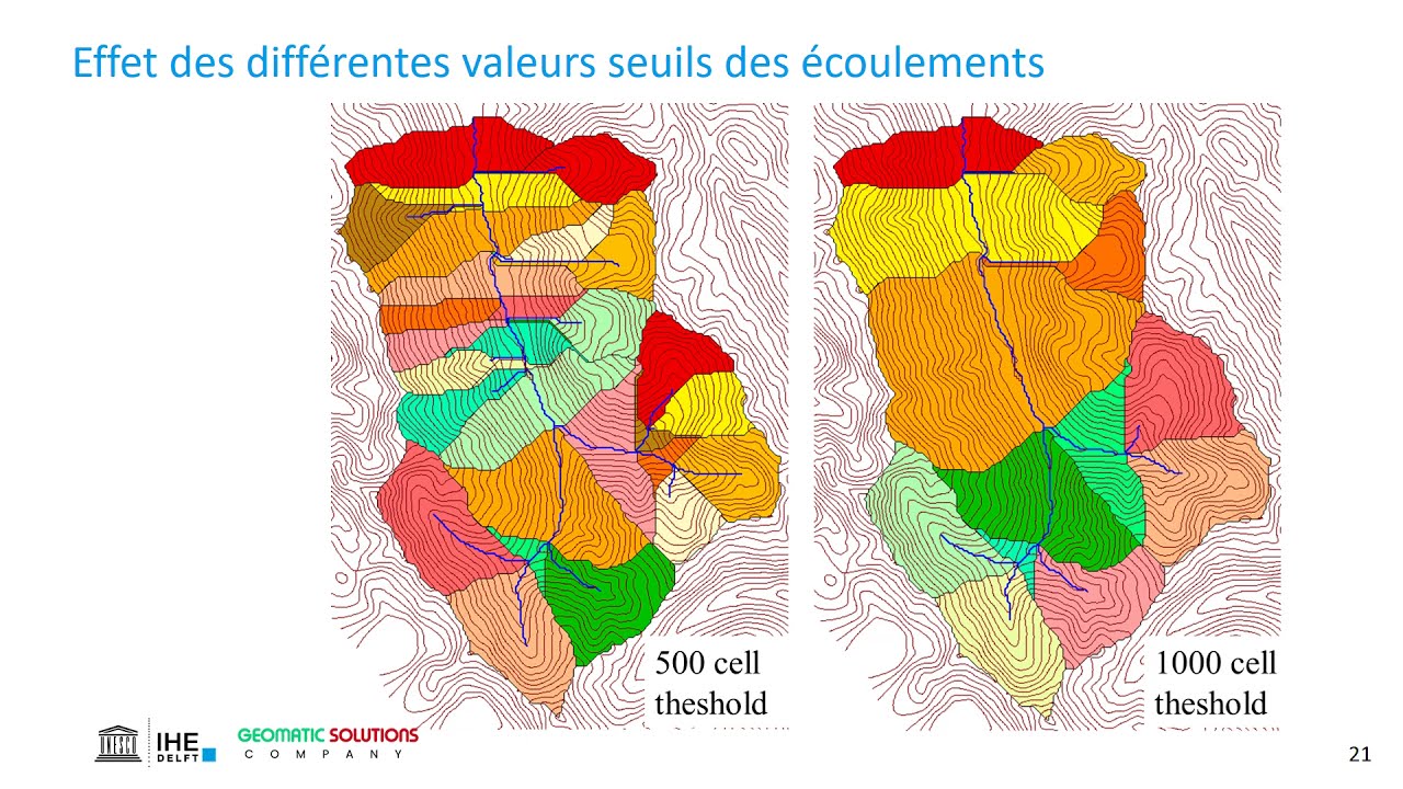 Délimitation Des Cours d‘Eau Et Des Bassins Versants (théorie)