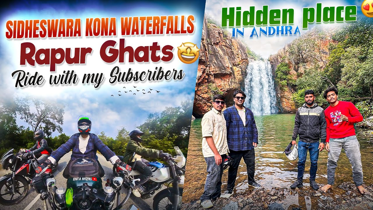Hidden Gem: Sidheswara Kona Waterfalls in Andhra Pradesh | Adventure in Rapur Ghats with Subscribers