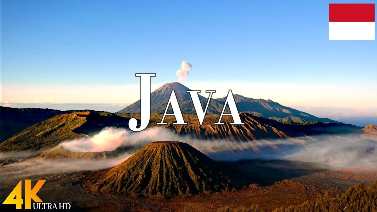 Java, Indonesia 4K Ultra HD • Stunning Footage Java, Scenic Relaxation Film with Calming Music.