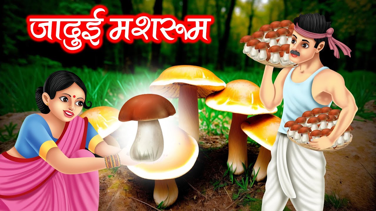 जादुई मशरूम | JADUI MUSHROOM | HINDI KAHANIYA | MORAL STORIES | JADUI KAHANIYA