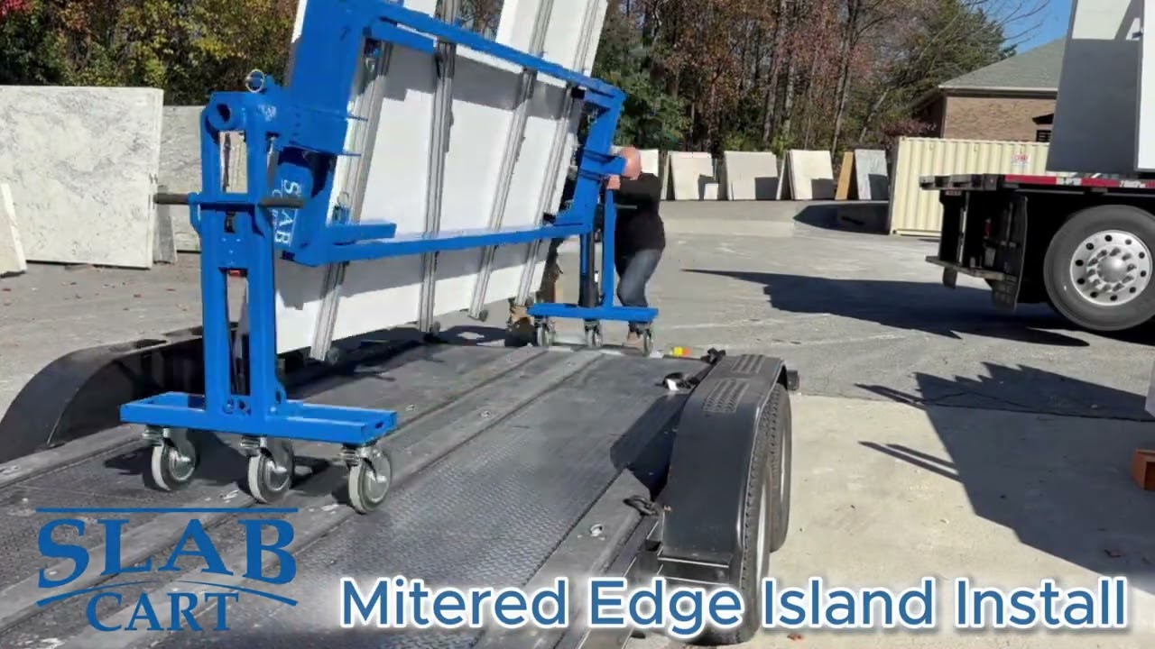 Time Lapse: Mitered Edge Island Install