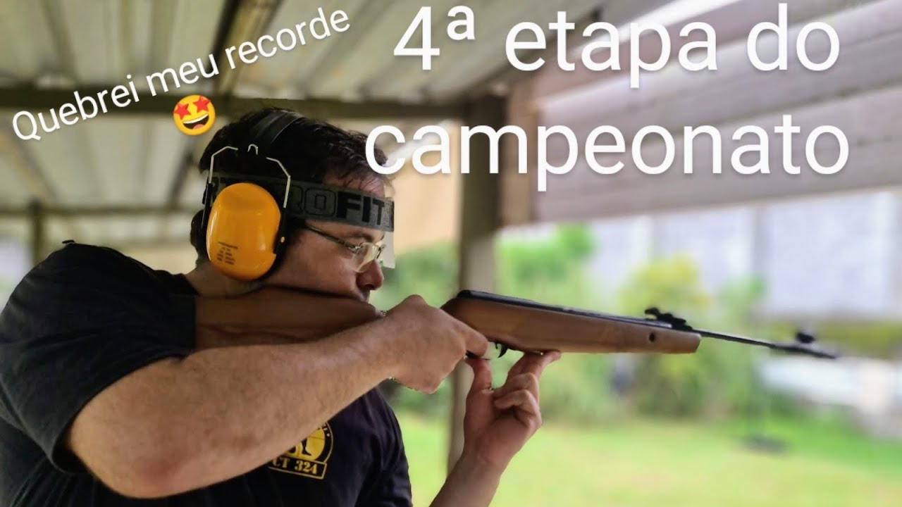 Campeonato de tiro esportivo com carabina de pressão, 4ª etapa.