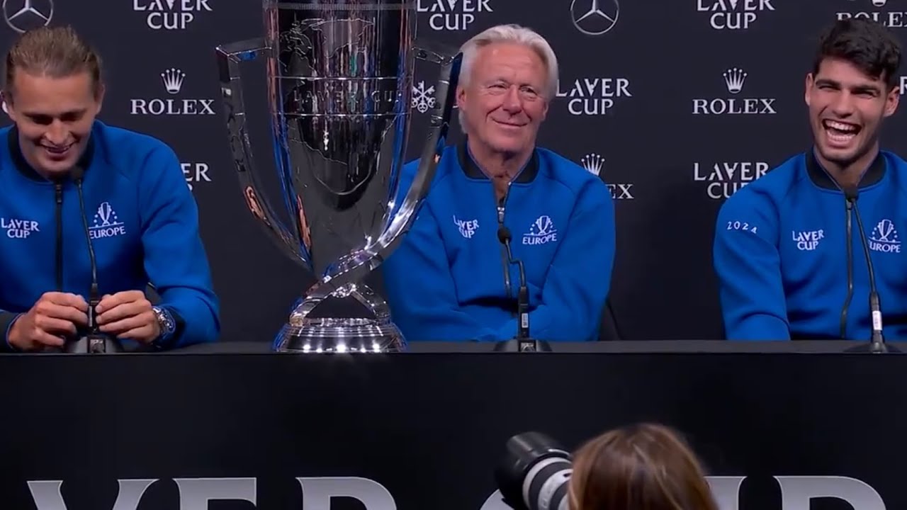 Laver Cup 2024 - Zverev playfully teases Alcaraz during the press conference!