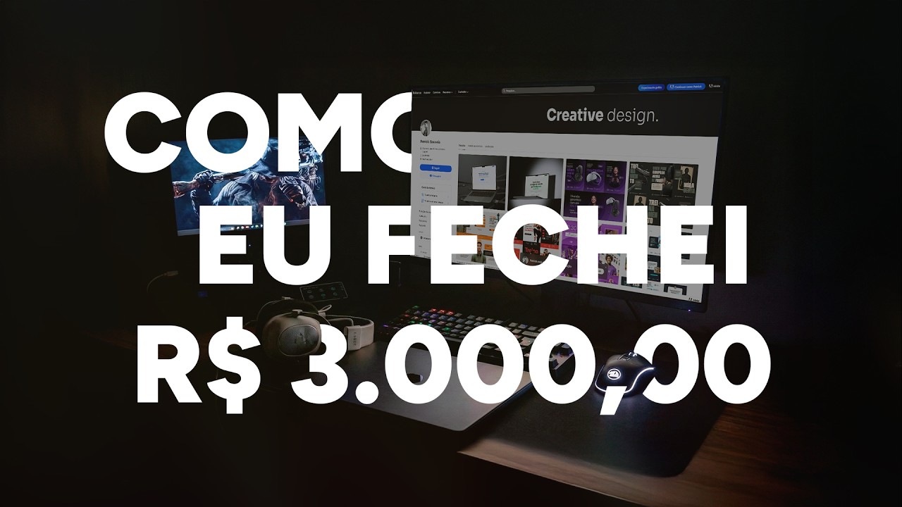 Post orgânico, zero anúncios e R$ 3.000 fechados na Europa sendo Designer