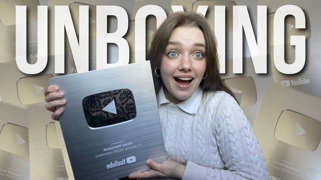 DOSTAŁAM SREBRNY PRZYCISK! 🤯 | VLOG