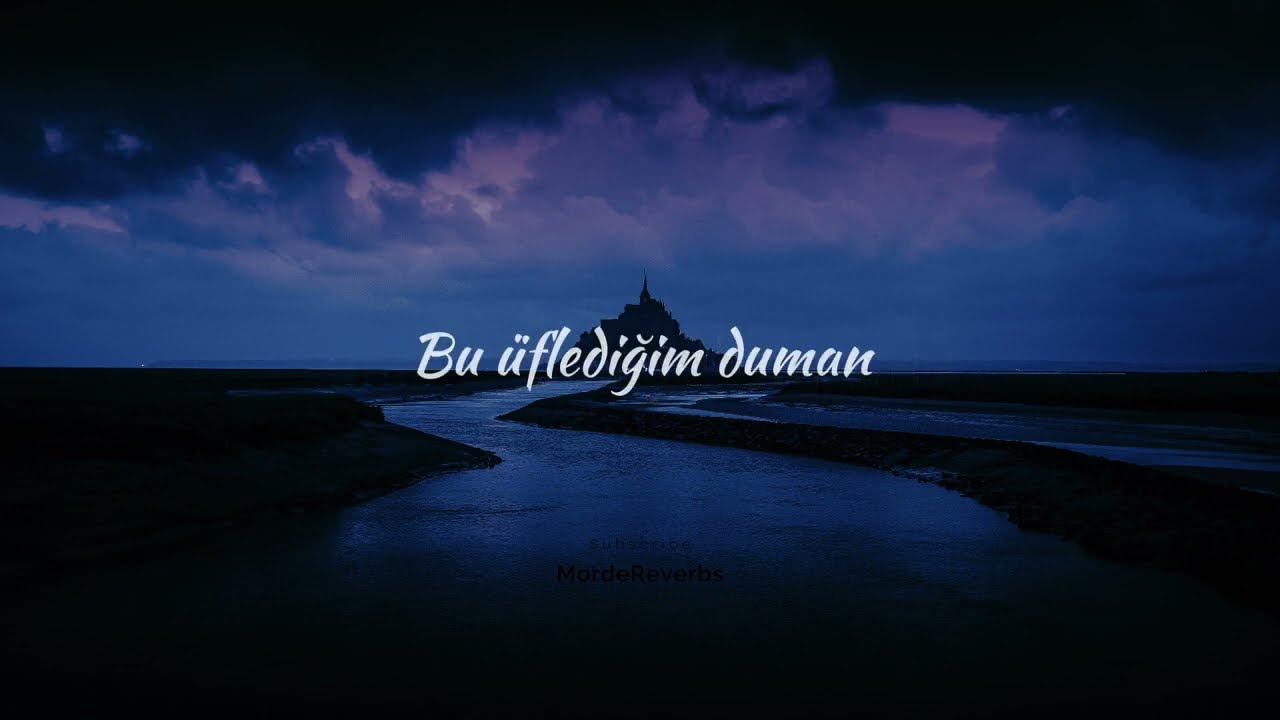 Mavi ~ Deniyorum Ama !Lyric Video! !S&ouml;zleriyle!