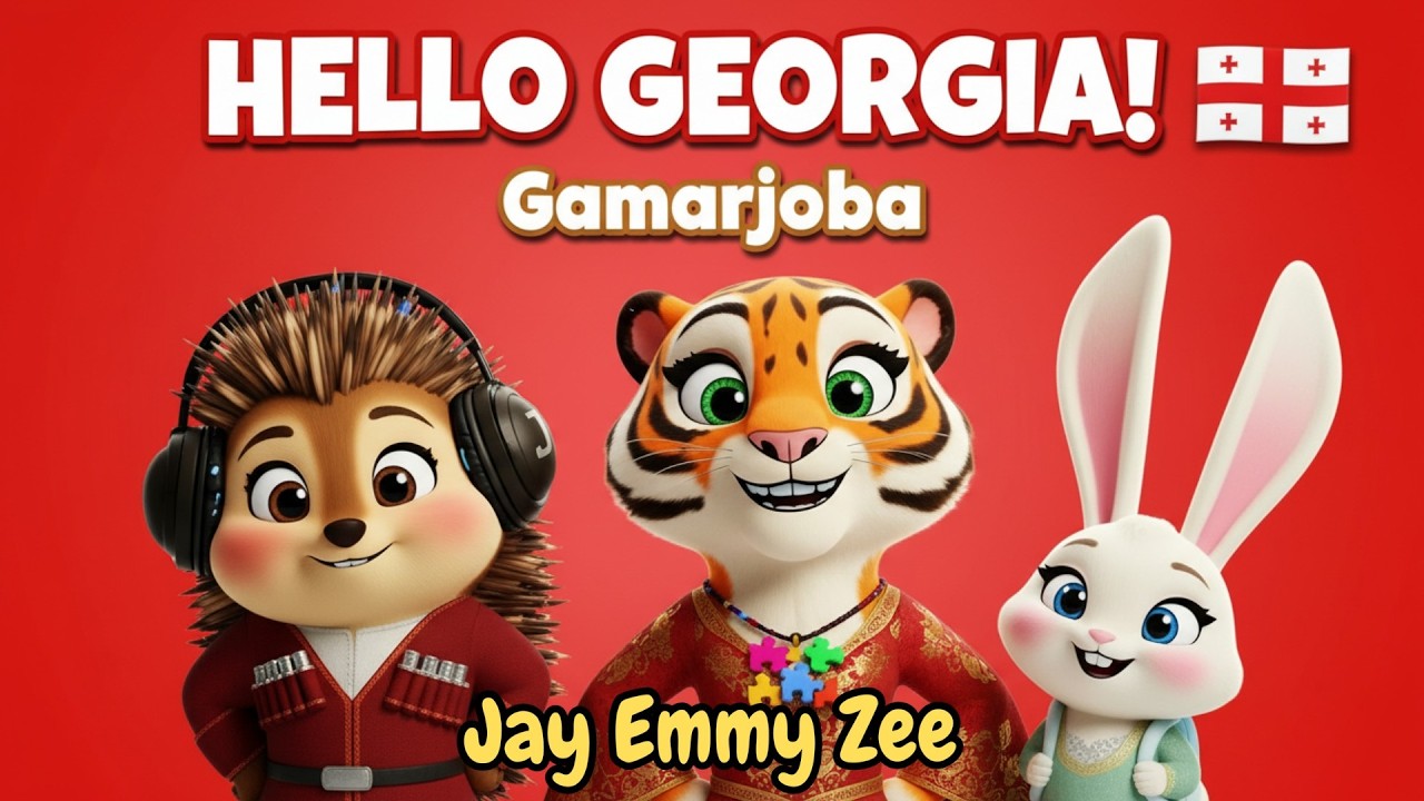 Hello Georgia! (Gamarjoba) 🇬🇪 | Around the World Ep. 17 | Jay Emmy Zee | Kids Song