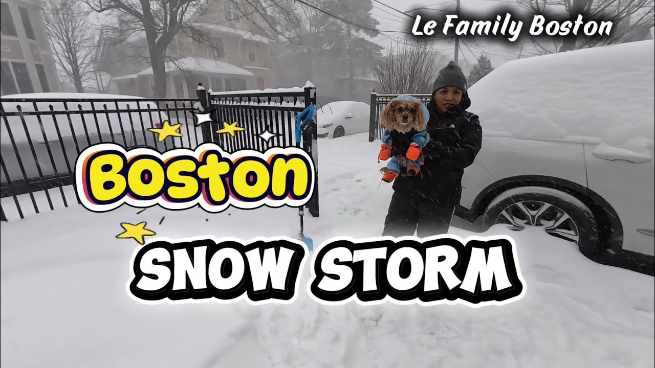 Bão Tuyết ở Boston|| Xúc tuyết đã luôn