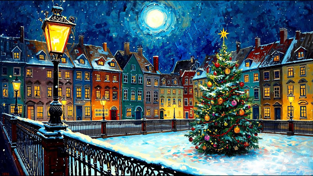 ⭐ Cozy Christmas Jazz in Old Town – Vintage Duet by Moonlight