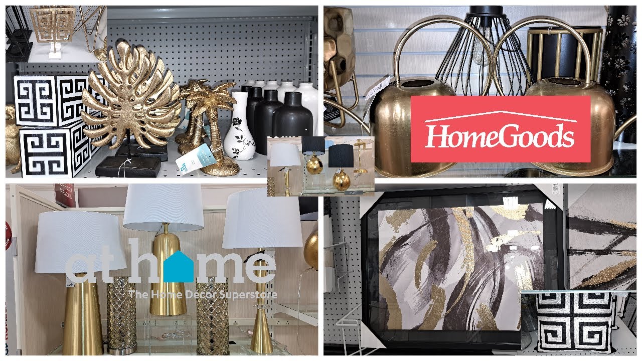 Shop with me for new Home Décor bargains at HomeGoods and the At Home Store | The Glam Décor Channel
