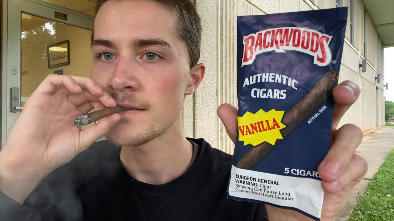 Smoking a VANILLA Backwoods Cigarillo - Review