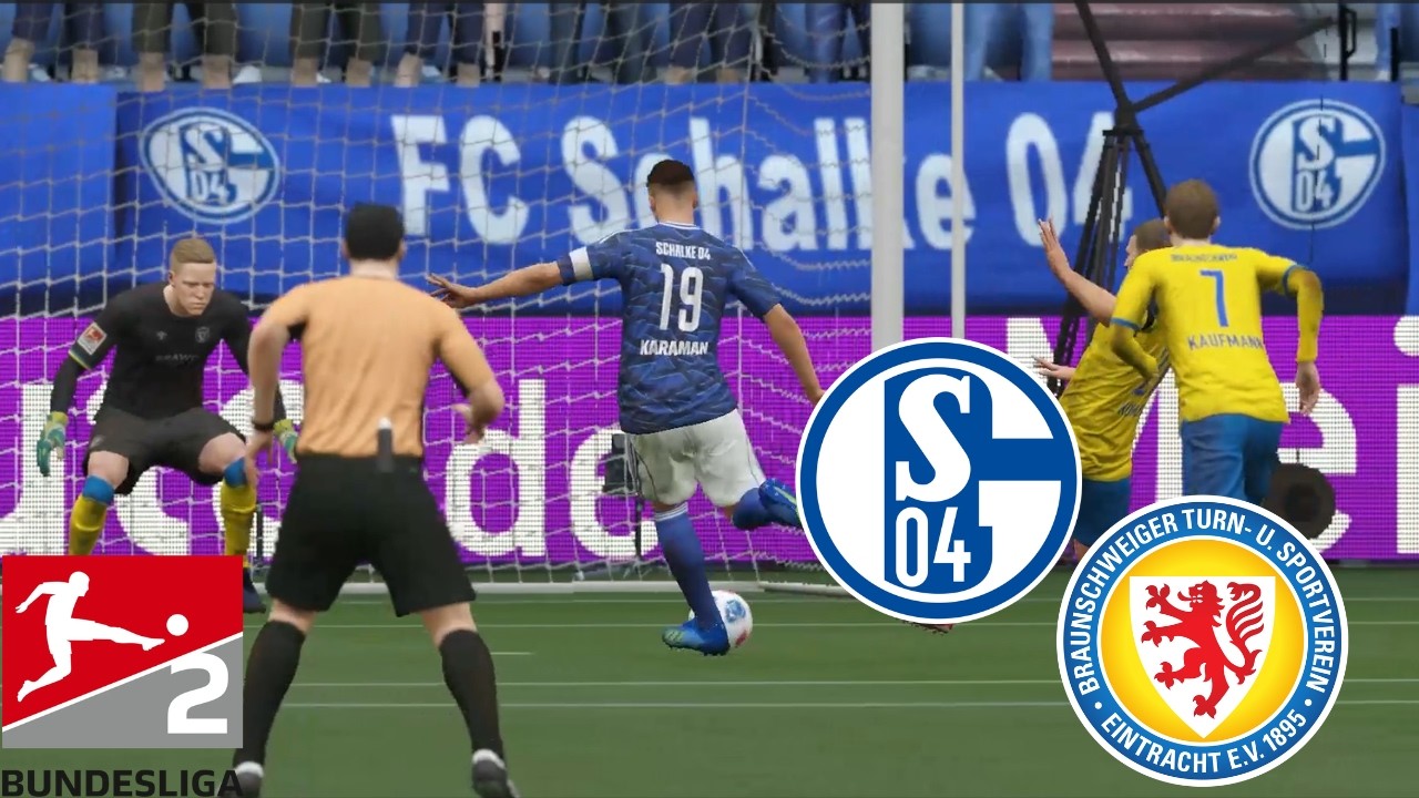 2.Bundesliga Schalke gegen Eintracht Braunschweig Saison 25/26 1.Spieltag
