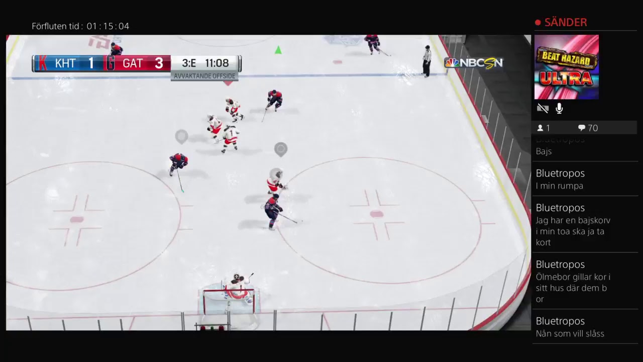 Ungman76 NHL17 med Lucas H&ouml;glind