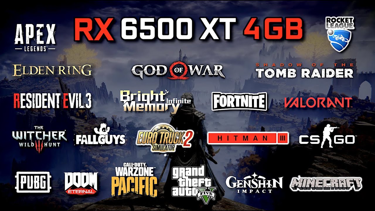 ✅ RX 6500 XT - 4GB ✅ TEST in 20 GAMES ✅ Ryzen 5 5600G 🔴 PCIe 3.0 🔴
