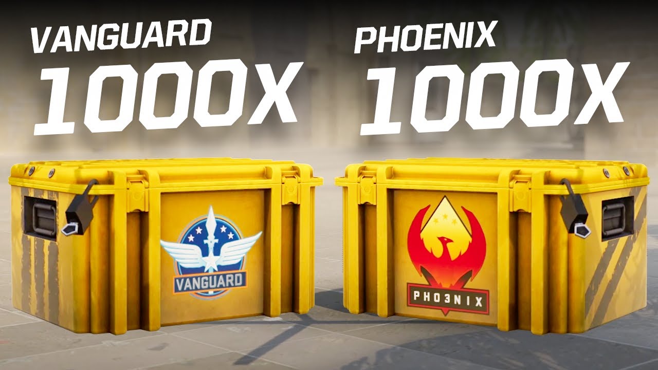 1000x Phoenix vs 1000x Vanguard Case Opening ($10,000)