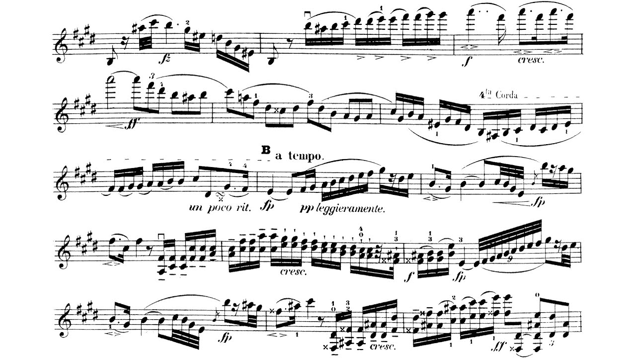 Violin Concerto No.4 in E Major Op.23 By Ferdinand David (with Score)