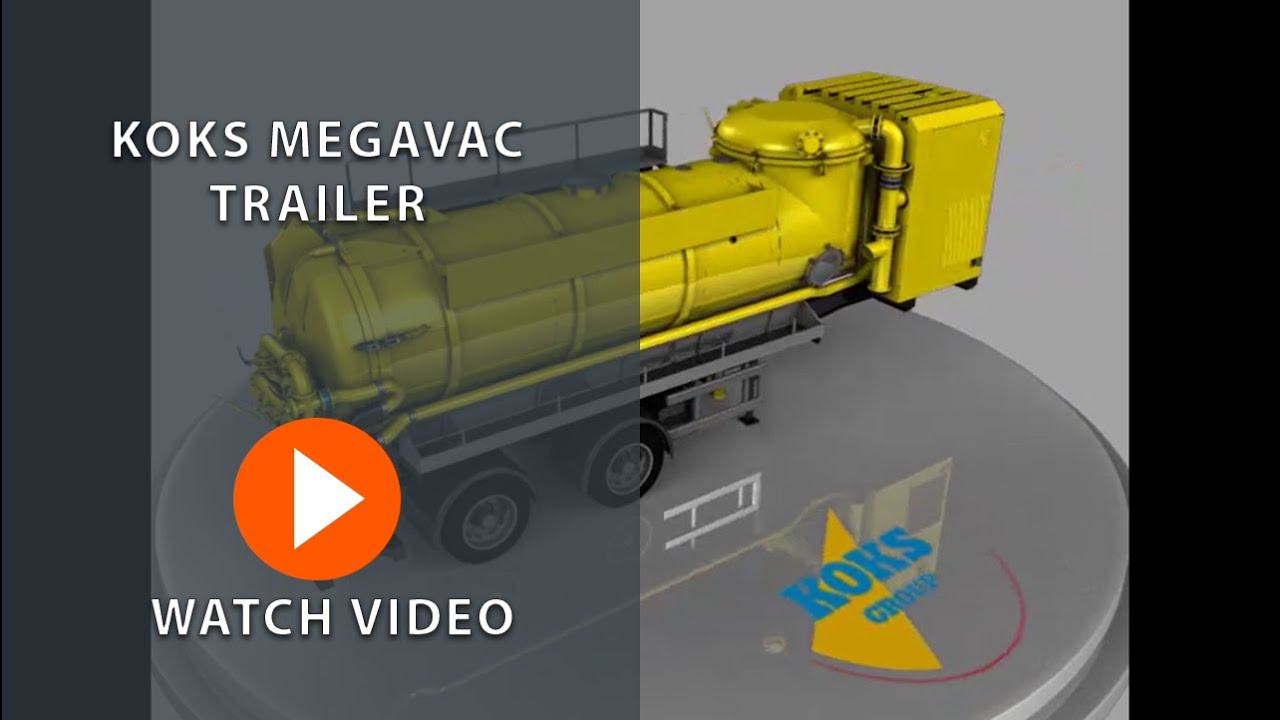 Air Displacement Unit KOKS MegaVac Trailer 3D Animation  | KOKS Group