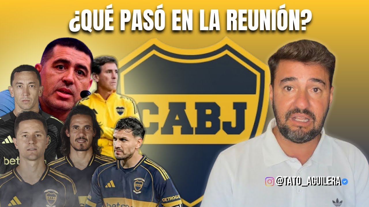 RIQUELME, REFERENTES Y UBEDA SE REUNIERON POR EL MAL MOMENTO DE #BOCA ¿CUÁNDO LLEGA CETRÉ?