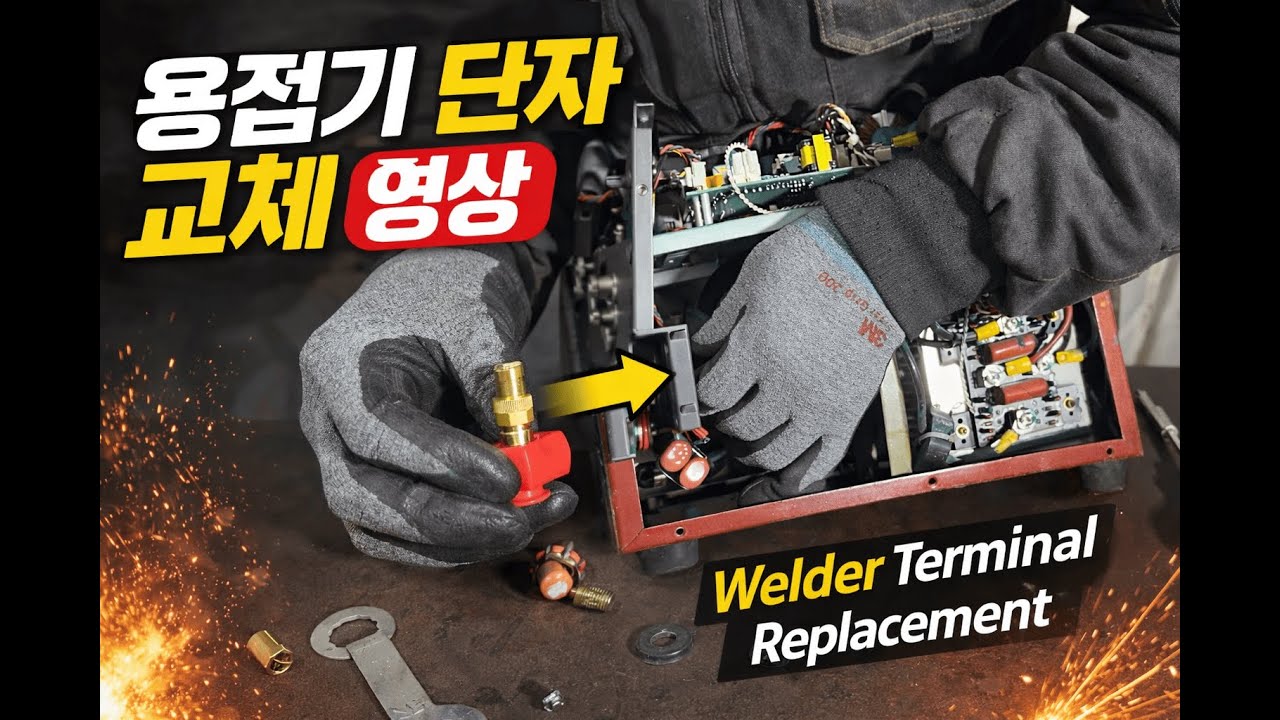 용접기 단자 교체 방법 1탄｜단자 빠짐·접촉불량 직접 해결하는 법 #용접 #용접기 #welding