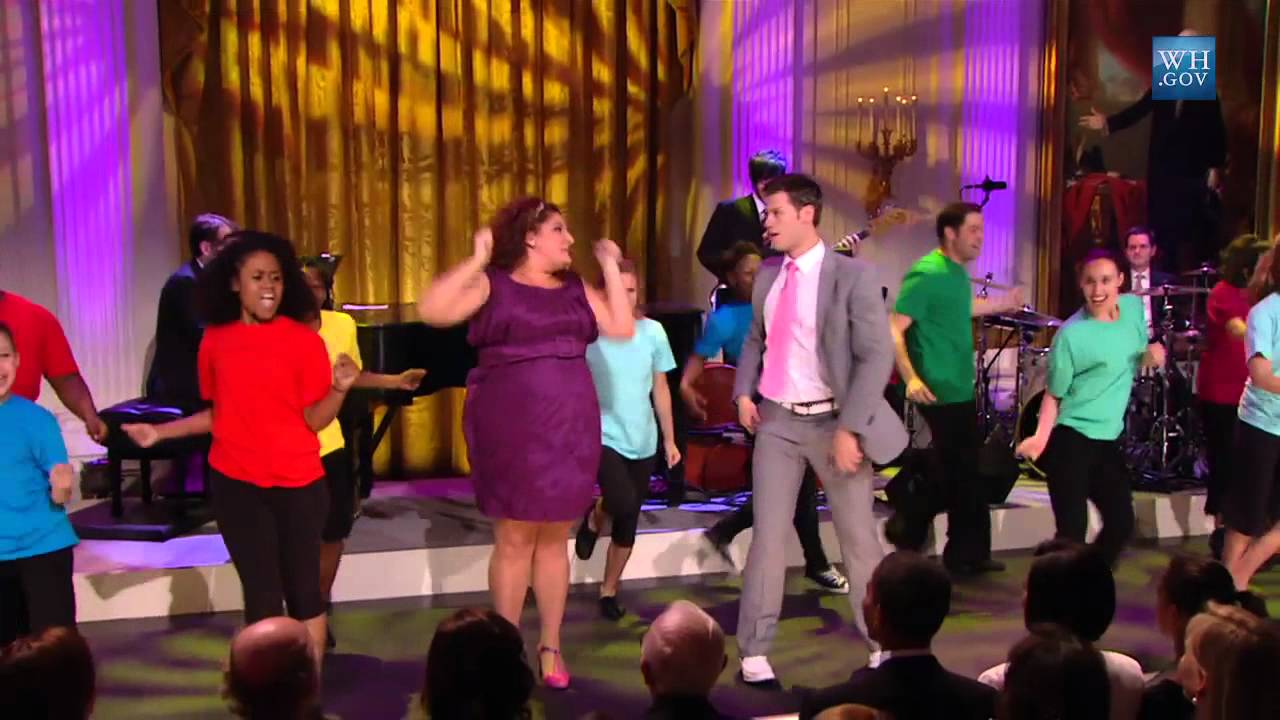 Danielle Arci, Constantine Rousouli, and dancers perform