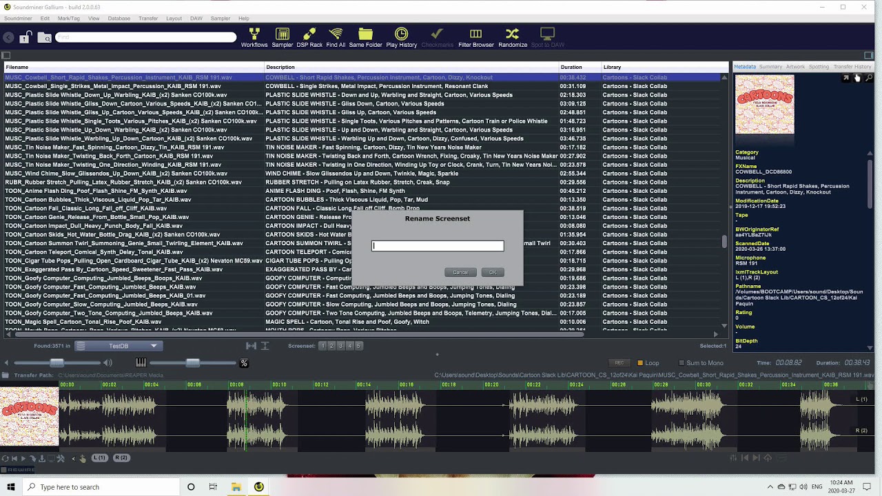 64 bit Soundminer PLUS nicknamed 