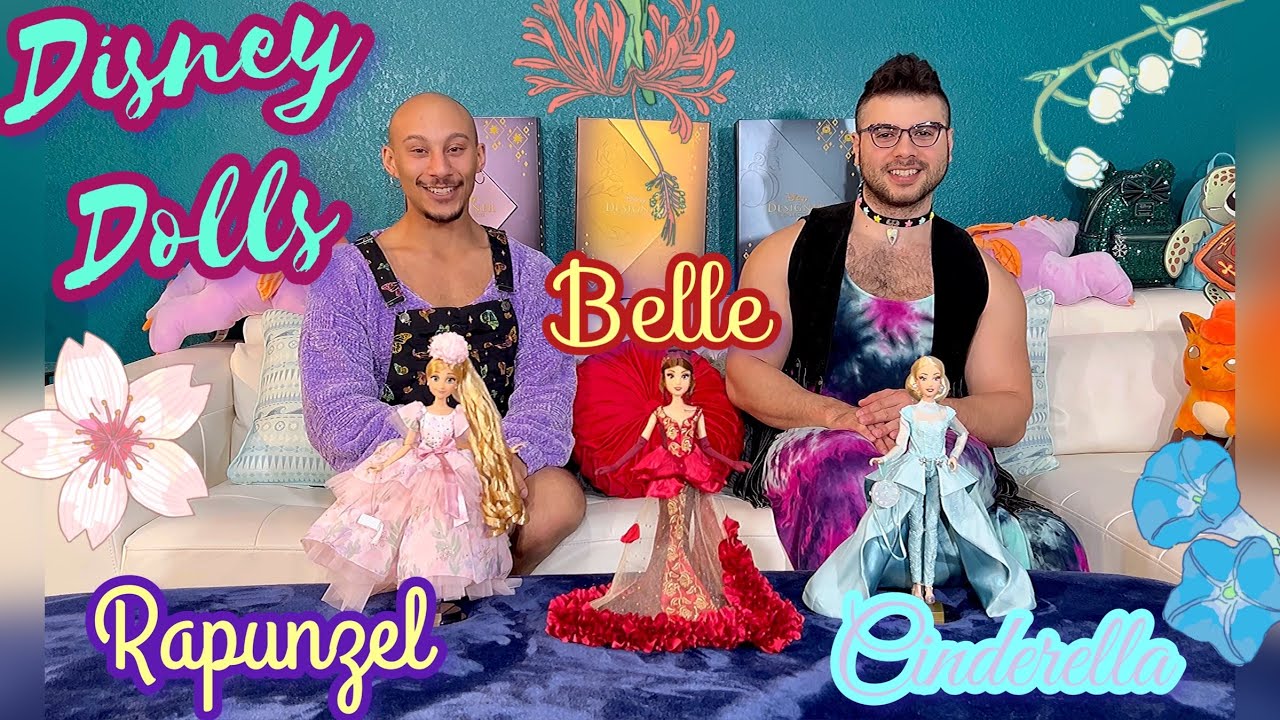 Disney Princess Designer Collection: Cinderella, Rapunzel, & Belle LE Dolls Unboxing and Review