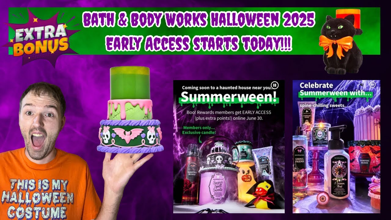 🎃 Bath & Body Works Halloween 2025 EARLY ACCESS | Frankenstein’s Bakery Collection First Look! 🧟‍♂️