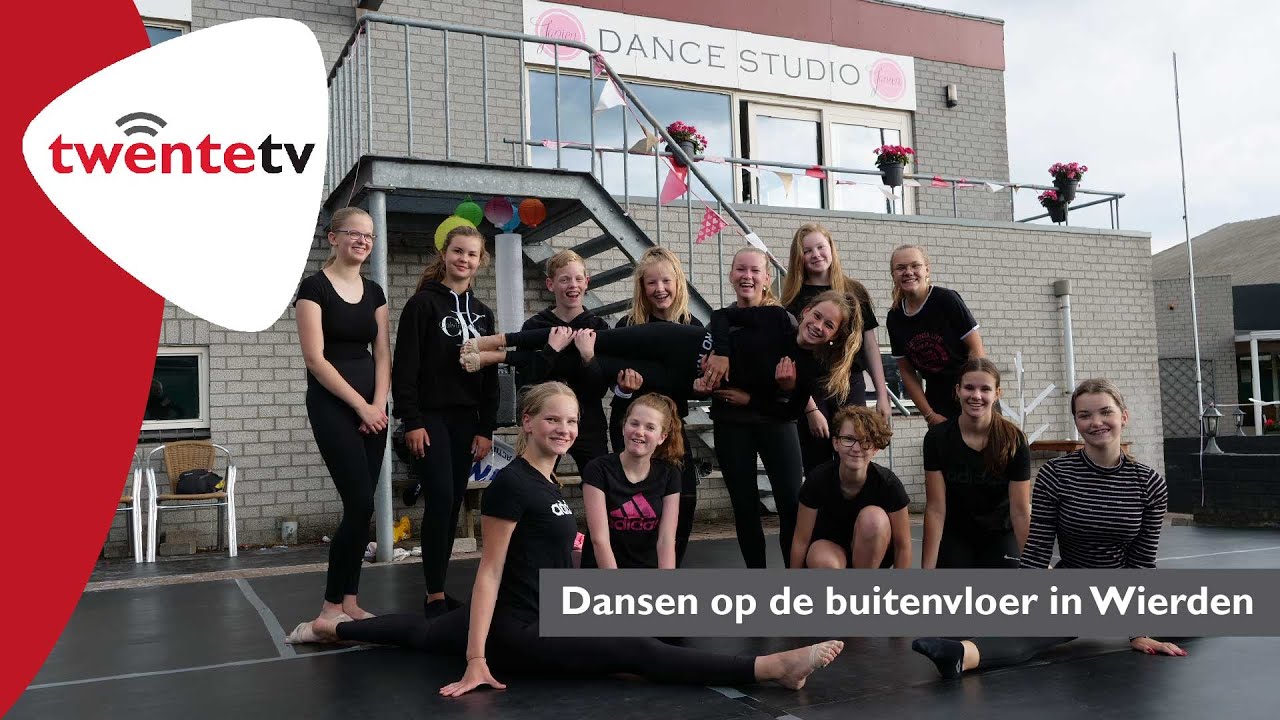 Dansen op de buitenvloer bij Dance Studio Janien in Wierden -  Twente TV