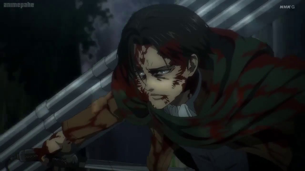 Zeke's Scream. Levi vs Beast Titan | Attack on Titan Season 4 Episode 14