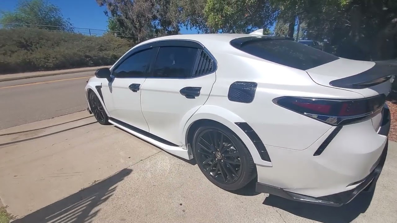 WIDEBODY INSTALLATION ON MY 21 CAMRY XSE HYBRID  IT LOOKS HOT!!!
