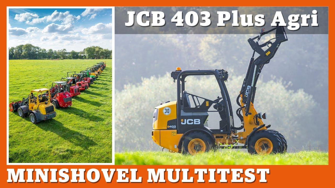 Minishovel Multitest: JCB 403 Plus Agri