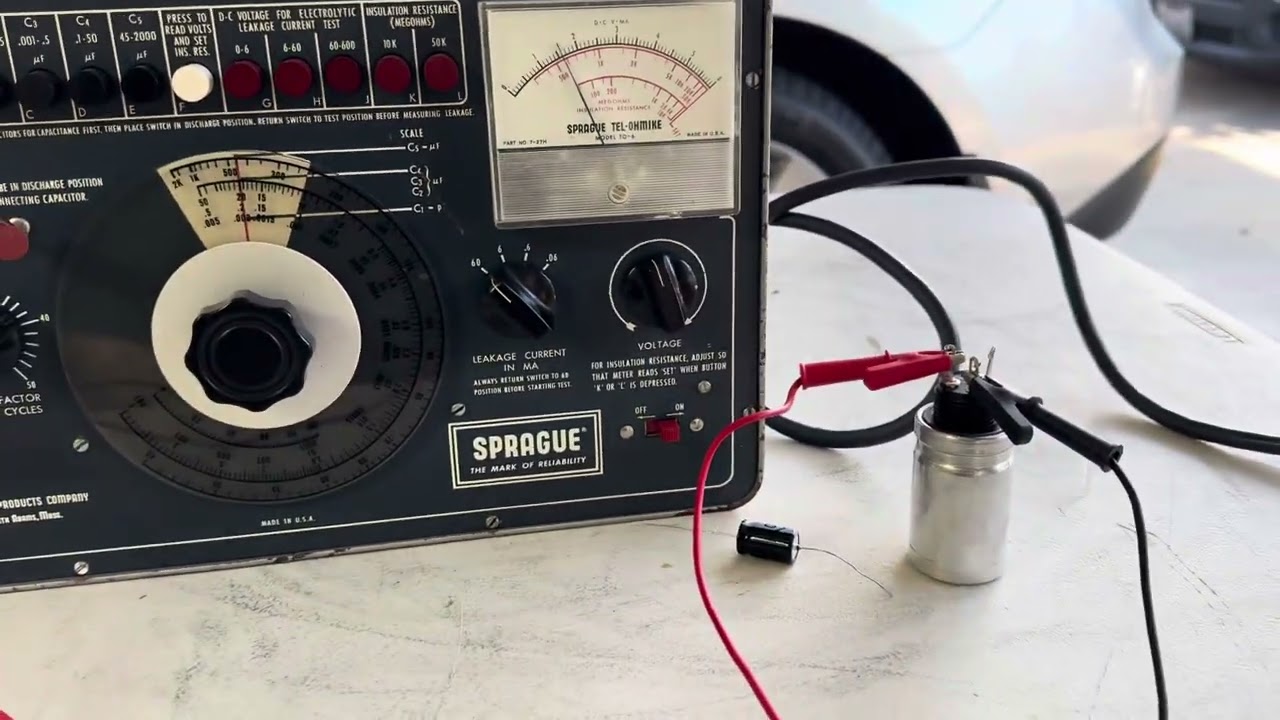 Sprague TO-6A Capacitor Analyzer