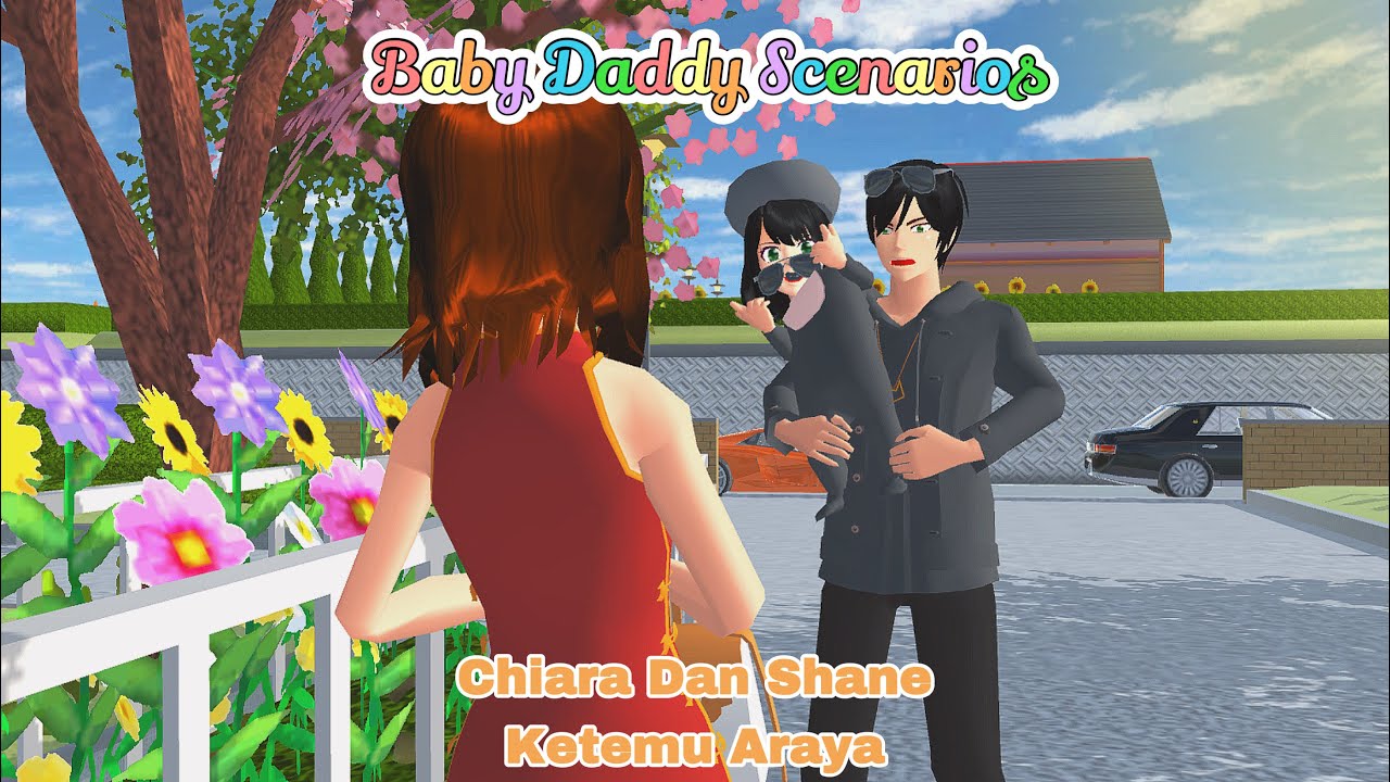 Baby Daddy Scenarios || Chiara Ketemu Mama || SAKURA SCHOOL SIMULATOR DRAMA