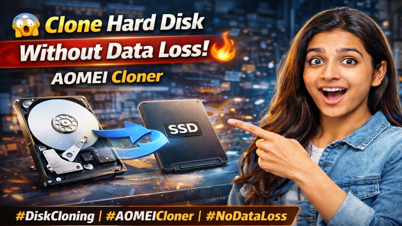 😱 Clone Hard Disk Without Data Loss! 🔥 AOMEI Cloner