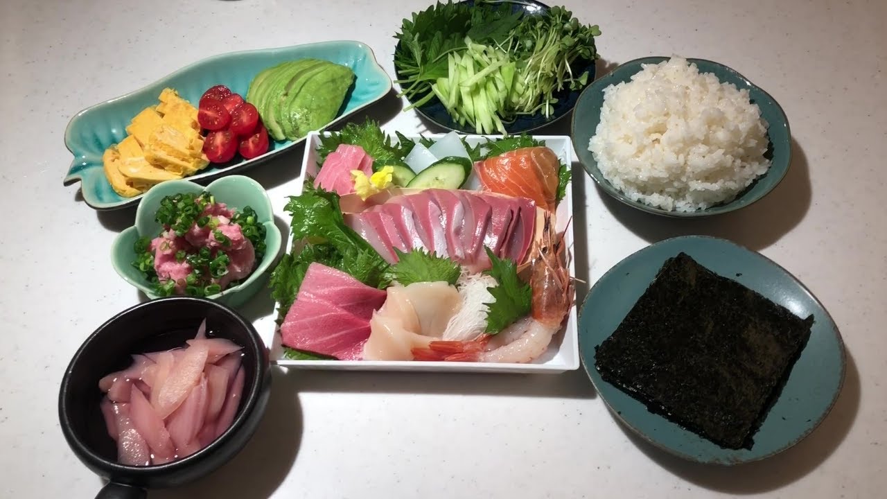 Hand-rolled sushi-sushi that can be easily eaten at home-