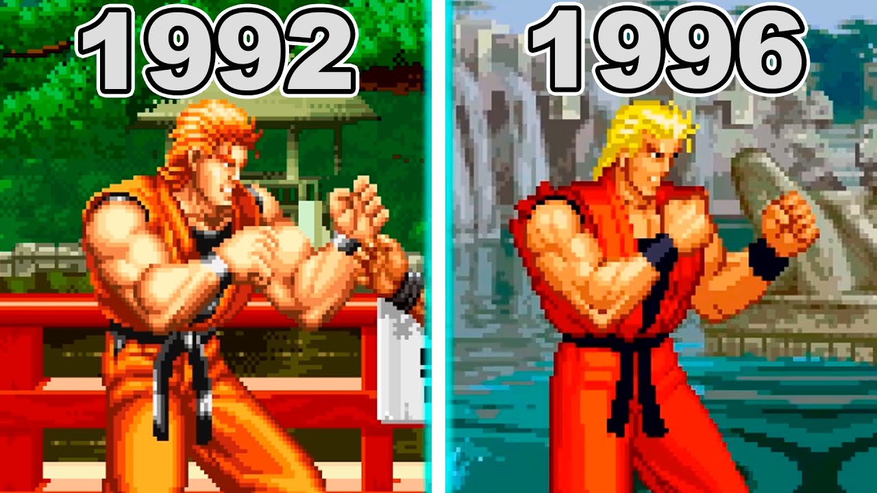 Art of Fighting Game Evolution (1992 - 1996)